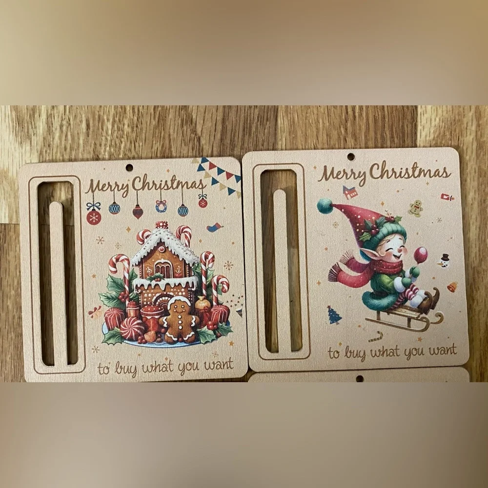 6 pcs Christmas Gift Money Clip Set, NWT